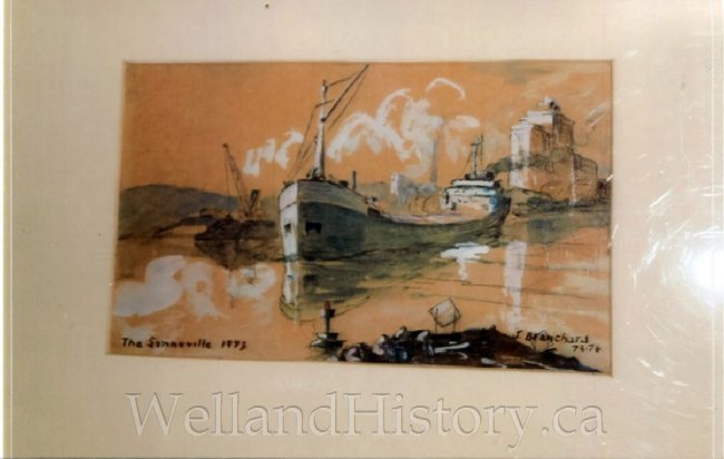 image Gallery Welland ship The Sonneville 1973 painting by John Blanchard--758.jpg
